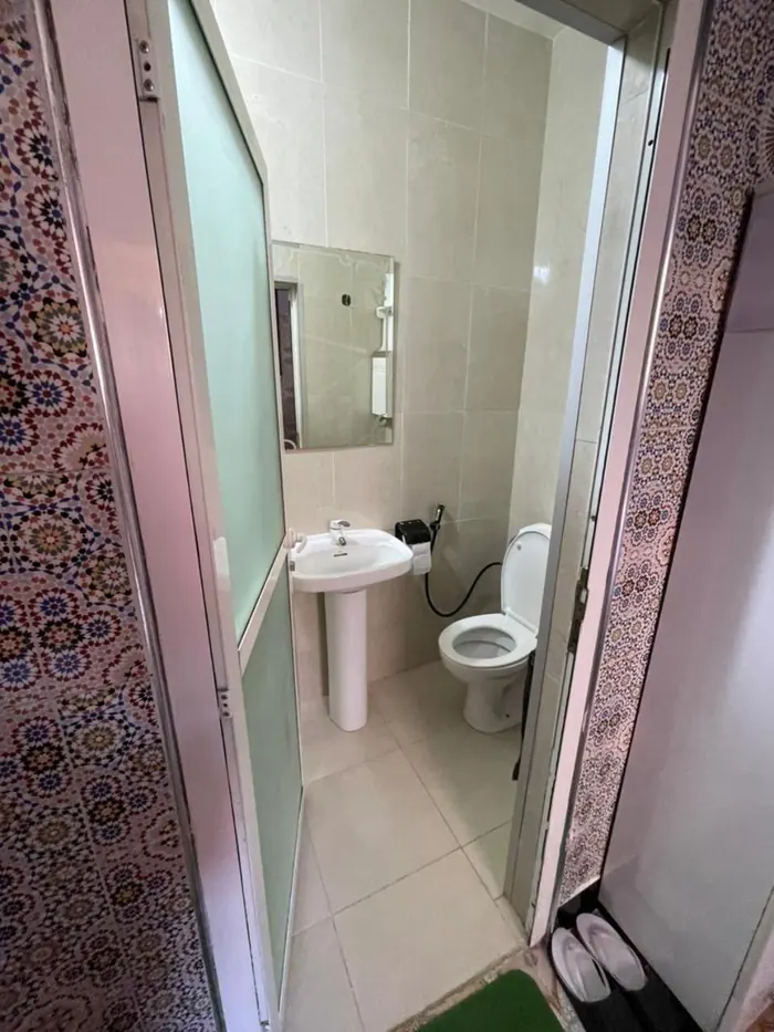 La salle de bains de la chambre double